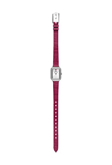 Raquel Mini 18mm Two-Hand Pink Leather Watch - Image 8