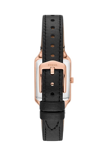 Raquel 23mm Three-Hand Date Black LiteHide? Leather Watch - Image 3