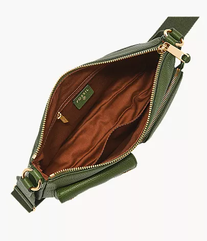 Maysen Leather Cargo Crossbody Bag - Image 3