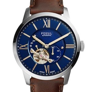 Townsman 44mm Automatic Brown Leather Watch
