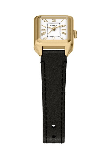 Raquel Mini 18mm Three-Hand Black Leather Watch - Image 5