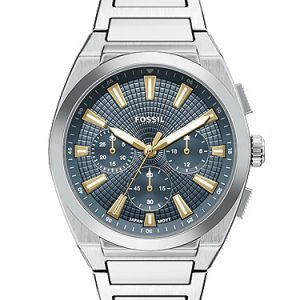 Everett 44mm Chronograph Stainless Steel Watch